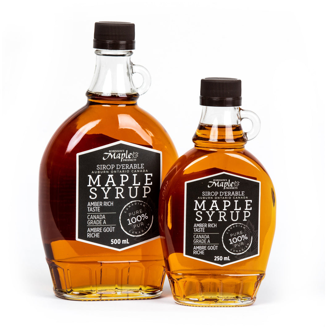 250 mL Amber Rich Taste Maple Syrup